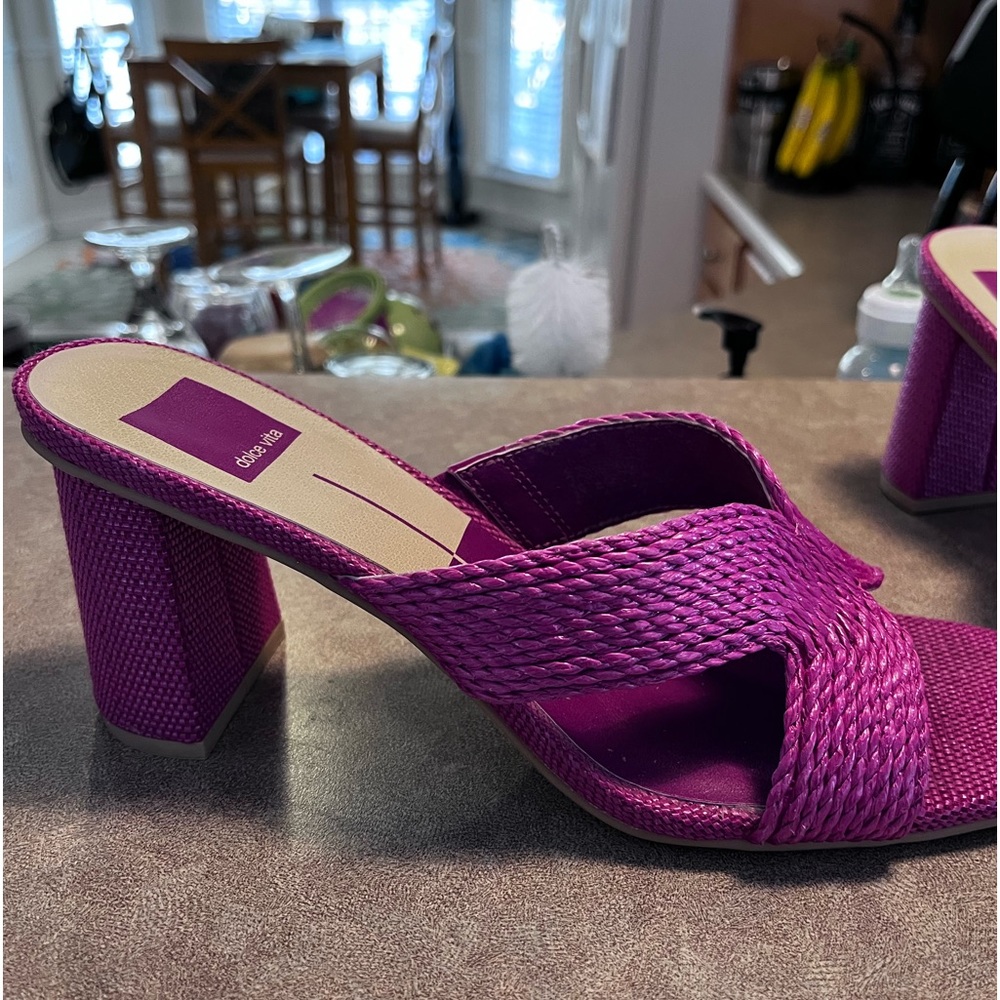 Pink Woven Sandal